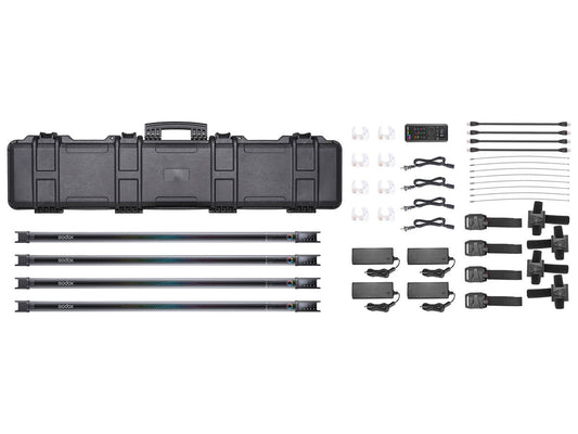 Godox TL120 RGB 4' Tube Quad Kit