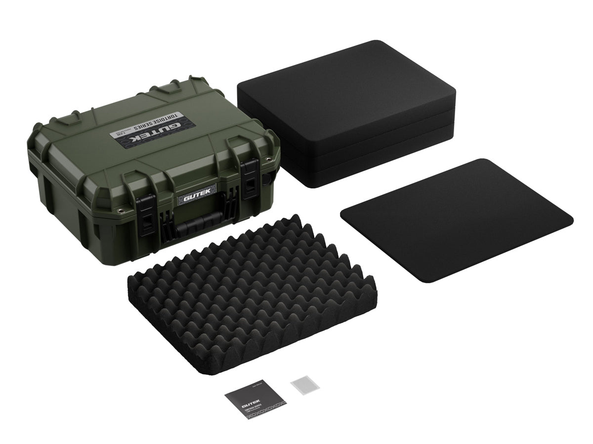 Gutek Tortoise Series T-230 Protector Case (Olive Drab Green)