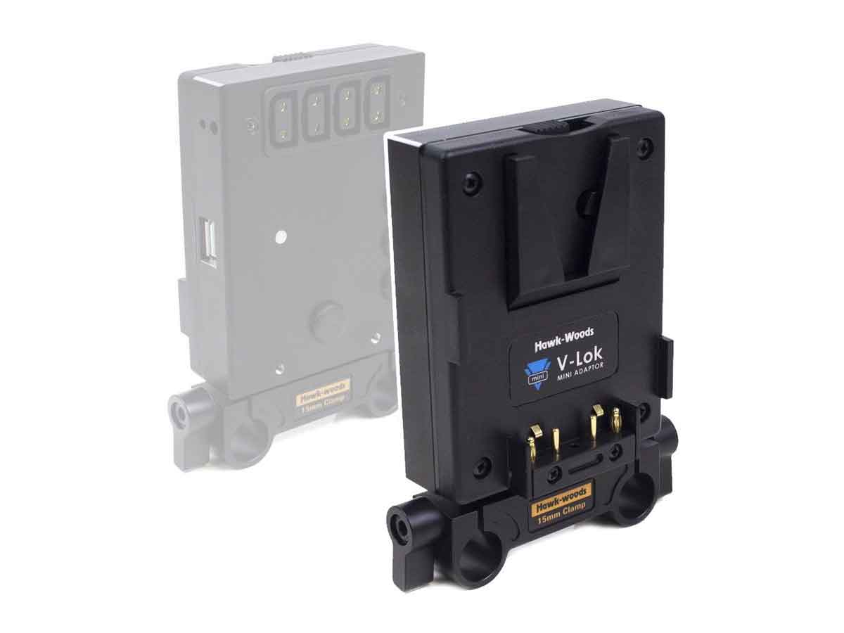 Hawk-Woods VLM-DC6 Mini V-Lok 15mm Power Adaptor