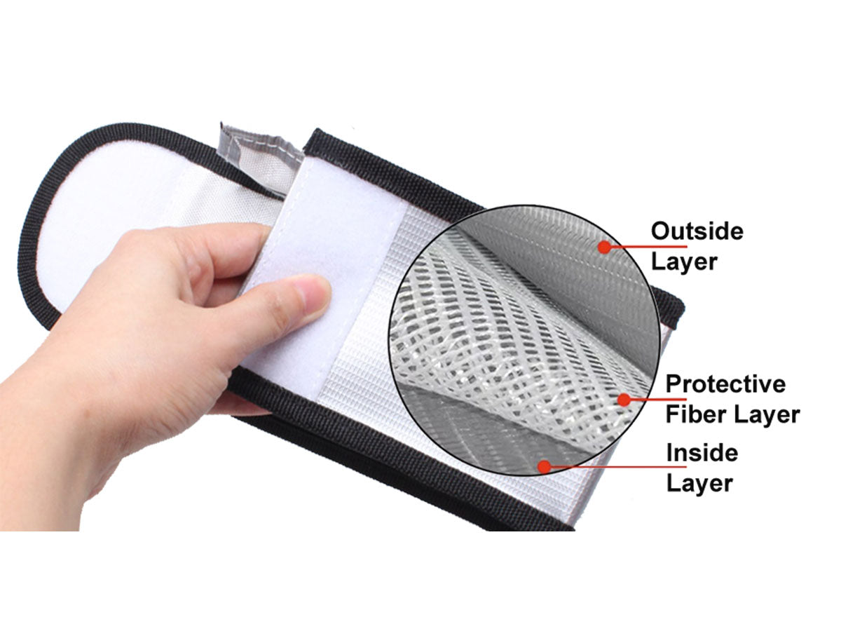 Hedbox Large Size Li-Ion Battery Safe Bag