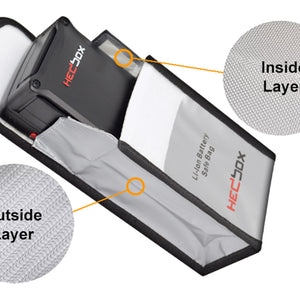 Hedbox Large Size Li-Ion Battery Safe Bag