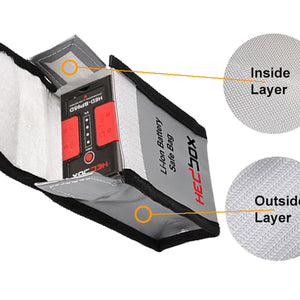 Hedbox Medium Size Li-Ion Battery Safe Bag