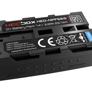 Hedbox NPF665 SMART Li-Ion Battery for SONY NPF - 3200mAh
