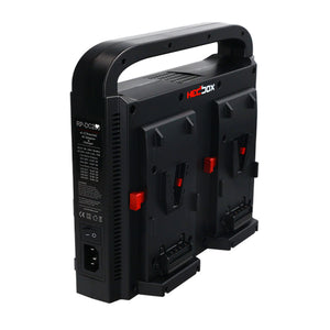 Hedbox Quad Battery Charger - V-Mount