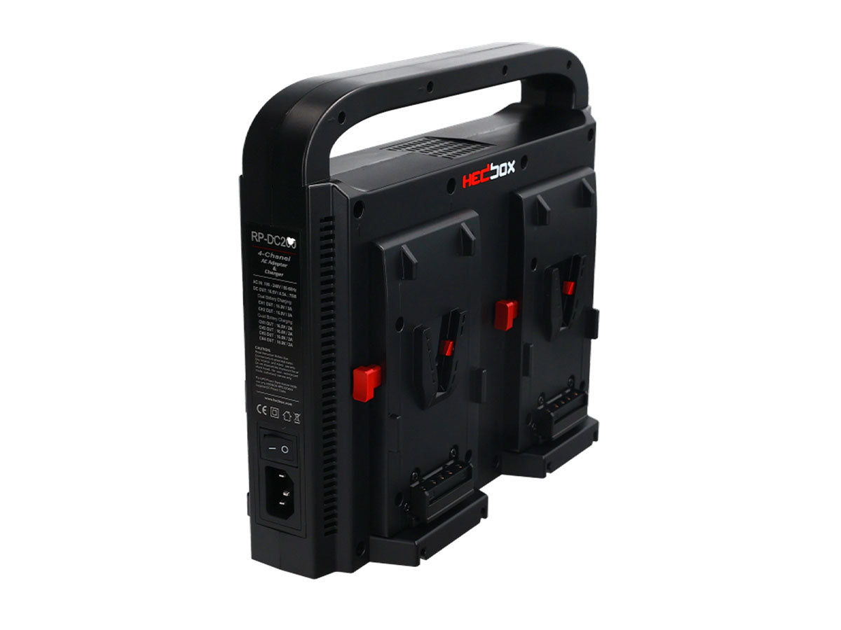 Hedbox Quad Battery Charger - V-Mount
