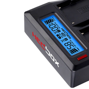 Hedbox RP-DC50 Dual Battery Charger with Battery Charger Plate - Sony: NP-F Series