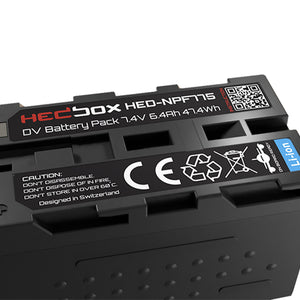 Hedbox NPF775 SMART Li-Ion Battery for SONY NPF - 6400mAh