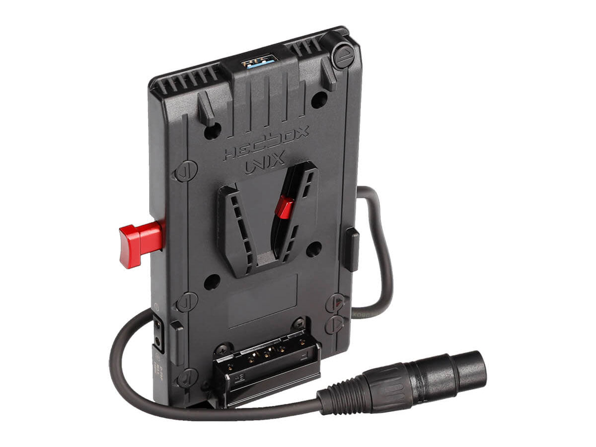 Hedbox UNIX-XLR V-Mount Power Plate (50cm Breakaway XLR)