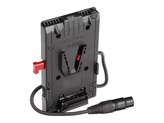 Hedbox UNIX-XLR V-Mount Power Plate (50cm Breakaway XLR)