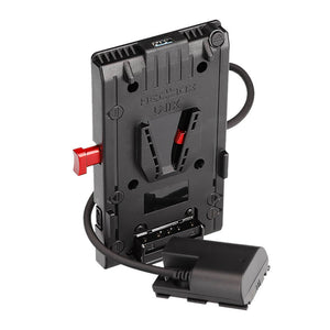 Hedbox UNIX-LPE6 V-Mount Power Plate (50cm Breakaway Canon LPE6)