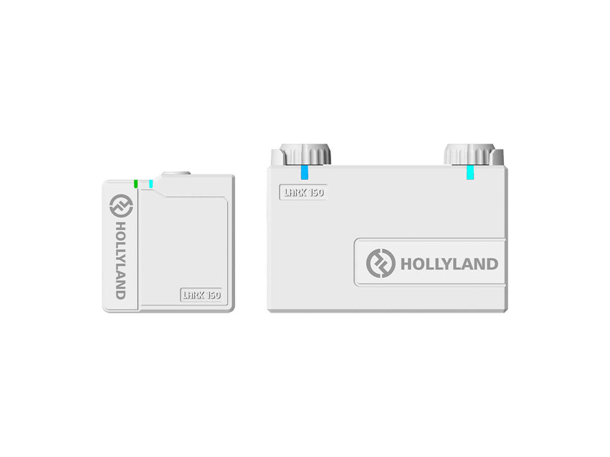Hollyland LARK 150 Solo - 1-Person Wireless Microphone System (White)