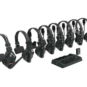 Hollyland Solidcom C1 - Full Duplex Wireless Intercom System With 8 Headsets