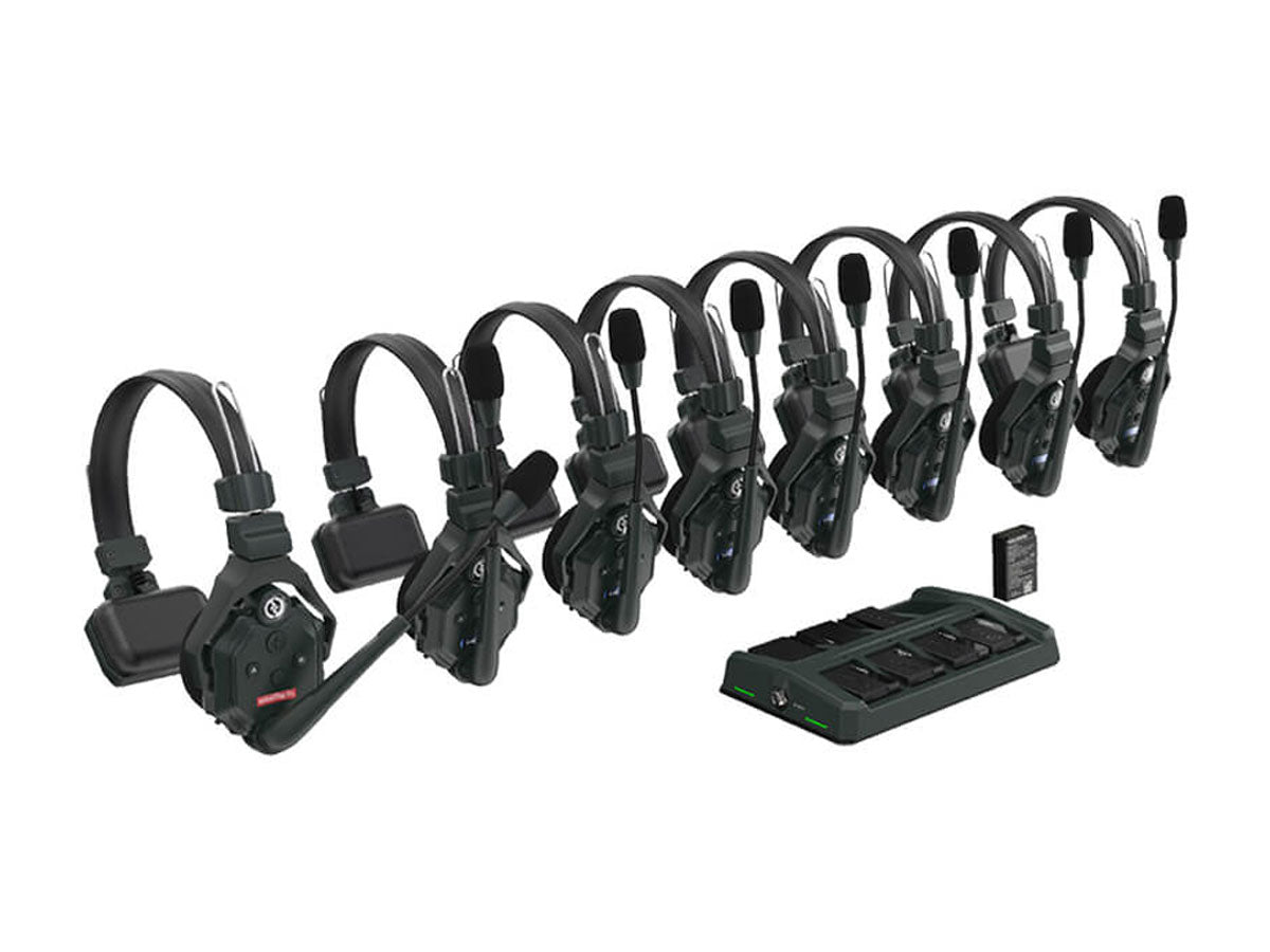 Hollyland Solidcom C1 - Full Duplex Wireless Intercom System With 8 Headsets