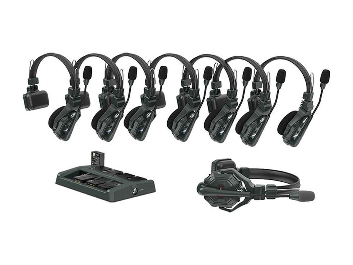 Hollyland Solidcom C1 - Full Duplex Wireless Intercom System With 8 Headsets
