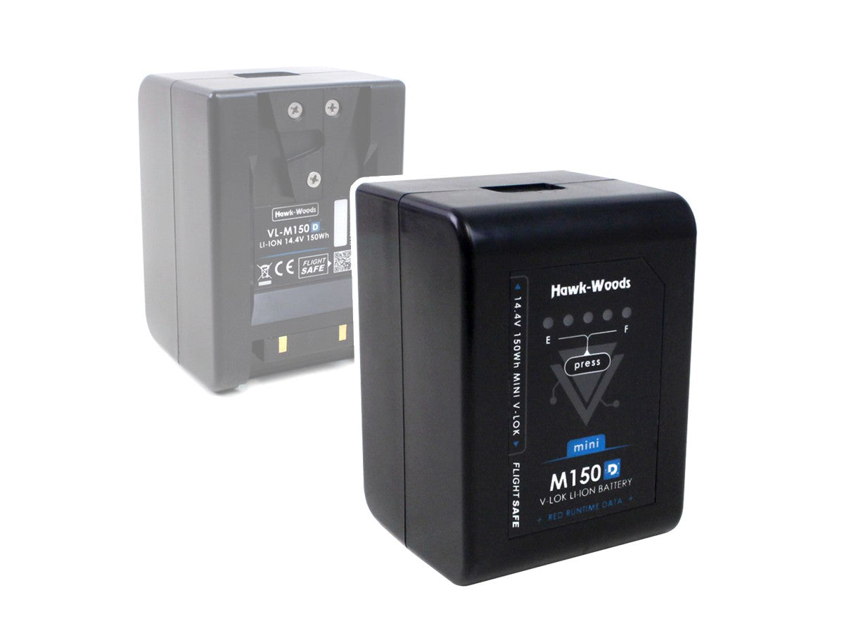 Hawk-Woods 14.4V 150Wh mini V-Lok Data Lithium-Ion Battery - self resetting