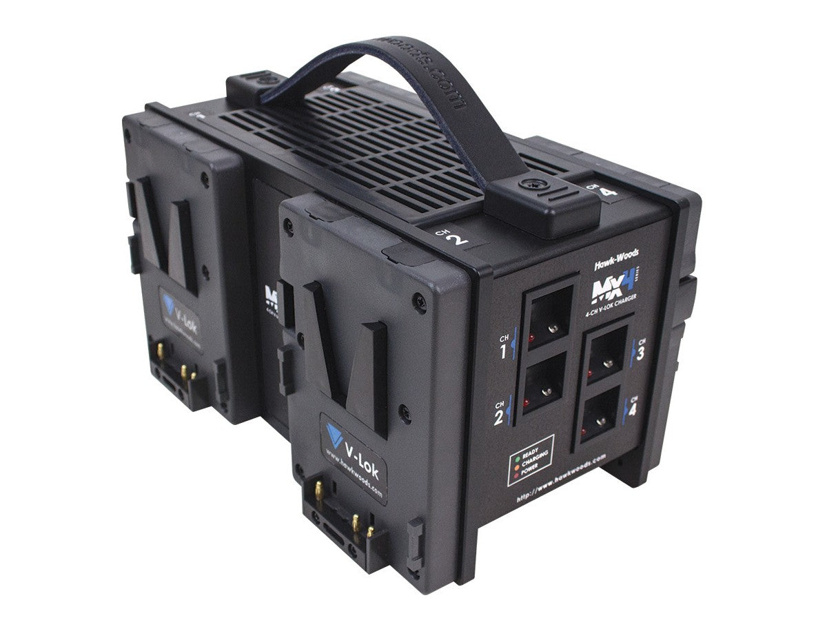 Hawk-Woods Mini-VL 4-way charger - simultaneous