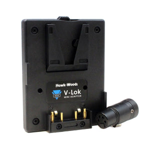 Hawk-Woods V-Lok mini Canon C300 mk3, C500 mk2 camera mount - 1x d-tap
