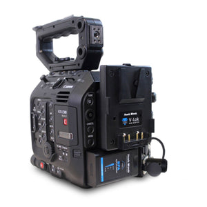 Hawk-Woods V-Lok mini Canon C300 mk3, C500 mk2 camera mount - 1x d-tap