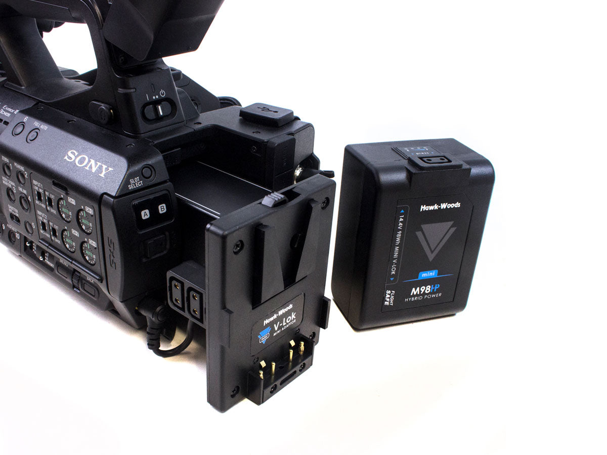 Hawk-Woods V-Lok mini Sony PXW-Z280/190 camera mount - 2x d-tap