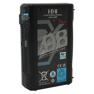 IDX DUO-C98P 96Wh High-Load Li-Ion V-Mount Battery w 2x D-Tap and USB-PD