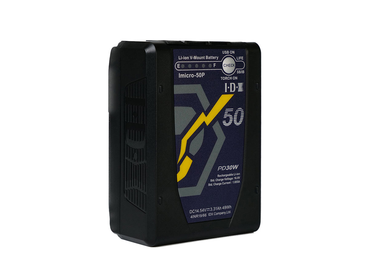 IDX IMICRO-50P Mini V-Mount Battery
