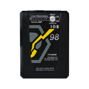 IDX IMICRO-98P Mini V-Mount Battery