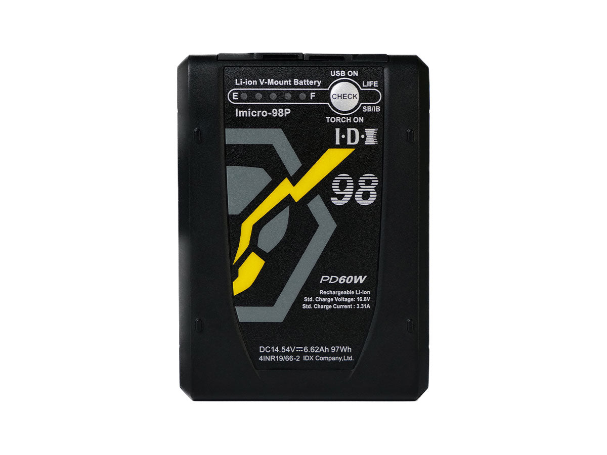 IDX IMICRO-98P Mini V-Mount Battery