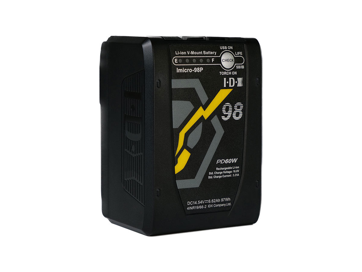 IDX IMICRO-98P Mini V-Mount Battery