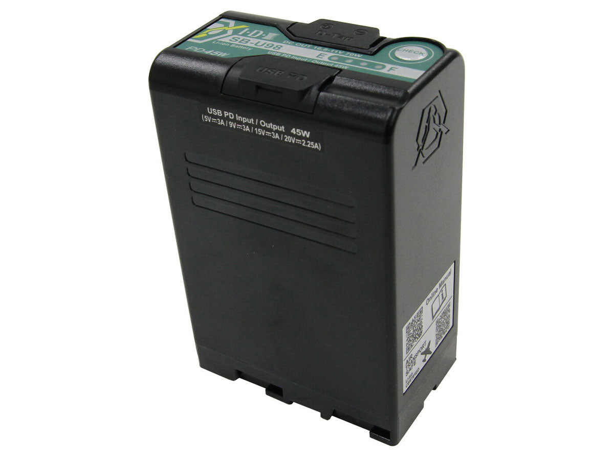 IDX 14.4V 96Wh BPU Type Battery with 1 x D Tap + USB PD