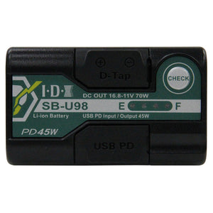 IDX 14.4V 96Wh BPU Type Battery with 1 x D Tap + USB PD