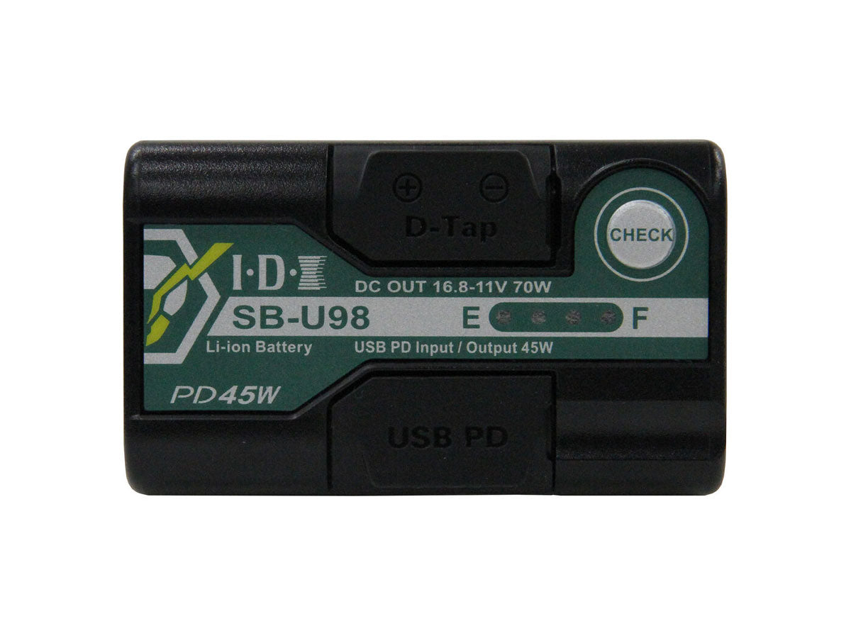 IDX 14.4V 96Wh BPU Type Battery with 1 x D Tap + USB PD