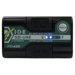 IDX 14.4V 96Wh BPU Type Battery with 1 x D Tap + USB PD