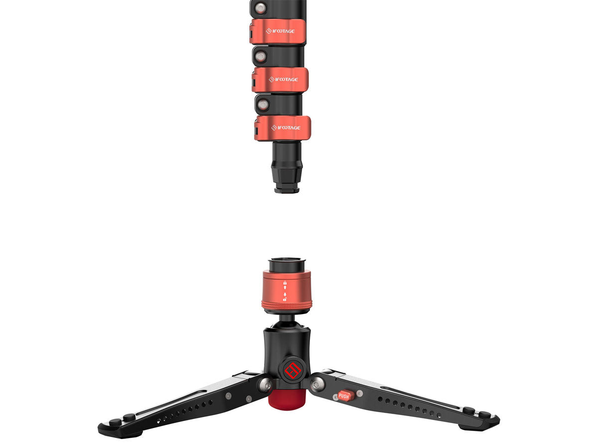 iFootage Cobra 3 A180F Aluminium Flip Lock Monopod