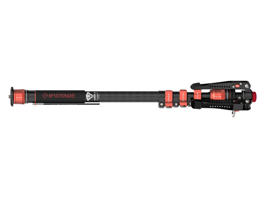 iFootage Cobra 3 C180F-P Carbon Fiber Flip Lock Pedal Monopod