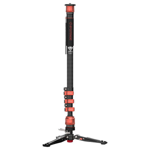 iFootage Cobra 3 C180F-P Carbon Fiber Flip Lock Pedal Monopod