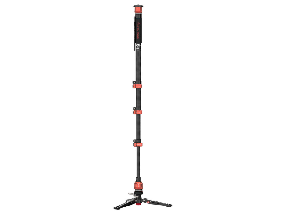 iFootage Cobra 3 C180F-P Carbon Fiber Flip Lock Pedal Monopod