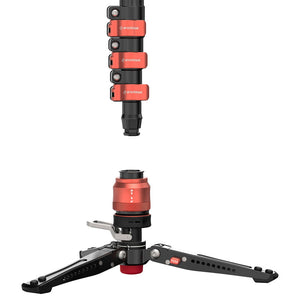 iFootage Cobra 3 C180F-P Carbon Fiber Flip Lock Pedal Monopod