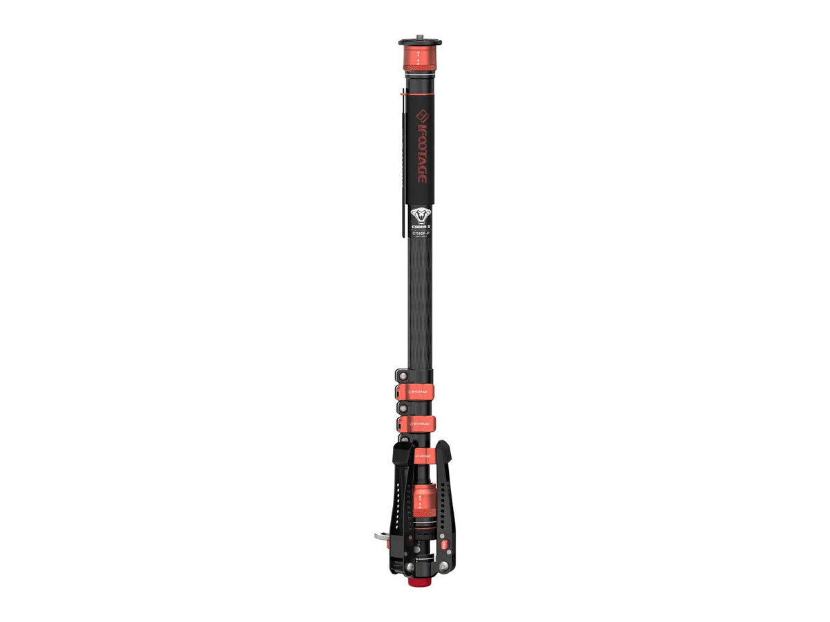 iFootage Cobra 3 C180F-P Monopod & Komodo K5S Fluid Head Bundle