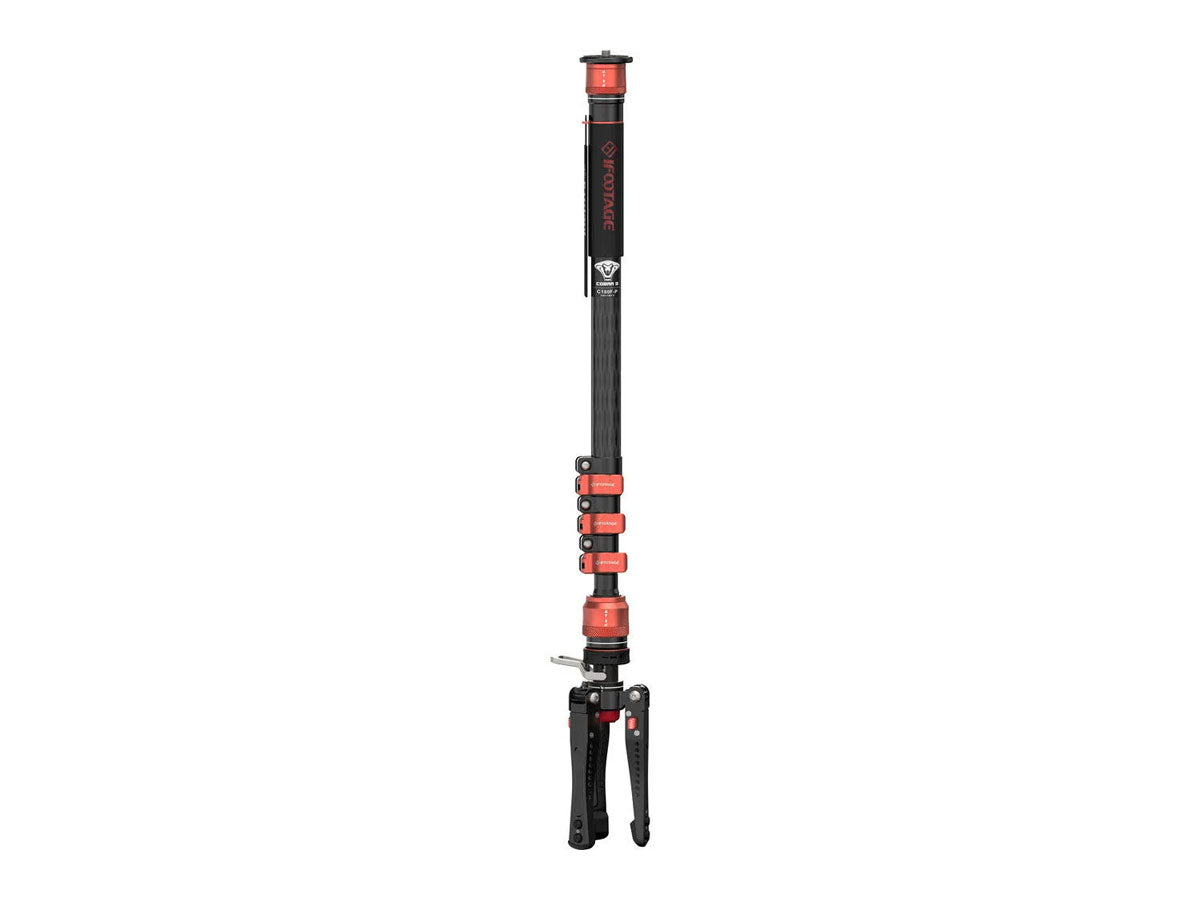 iFootage Cobra 3 C180F-P Monopod & Komodo K5S Fluid Head Bundle