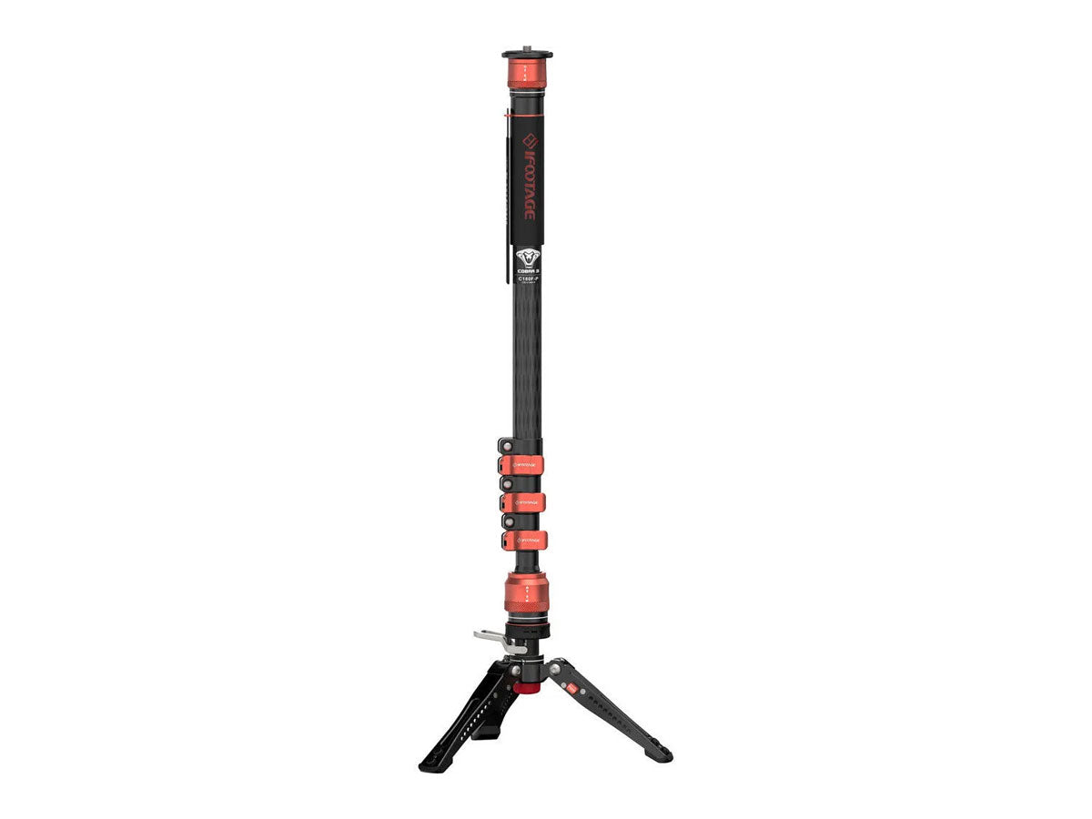 iFootage Cobra 3 C180F-P Monopod & Komodo K5S Fluid Head Bundle