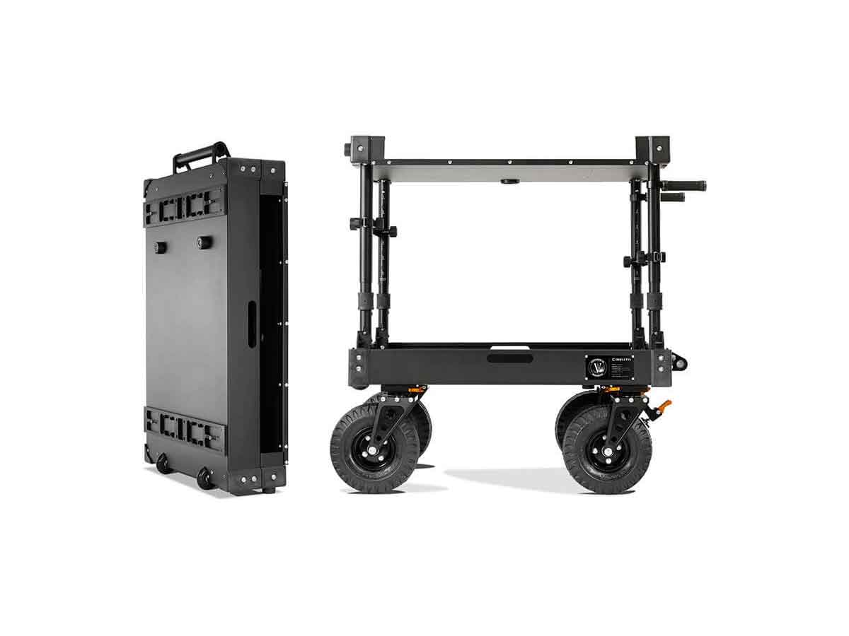 Inovativ Voyager 36 EVO X lightweight Compact Equipment Cart with Tyre Upgrade