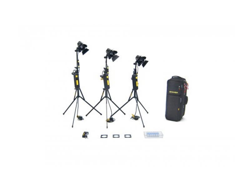Dedolight 3 HEAD 150w Basic Dimmer Kit Soft Case
