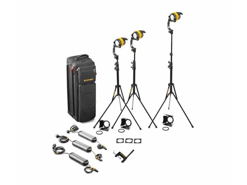 Dedolight 3 Head 40W DLED Tungsten Basic Soft Carry Case