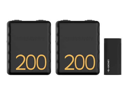 Kinefinity PD KineBAT 200 x 2 + 65W PD Power Adapter x 2
