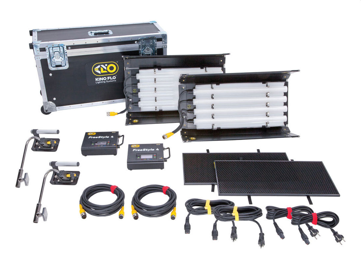 Kino Flo FreeStyle T24 LED DMX Interview Kit (2-Unit), Univ