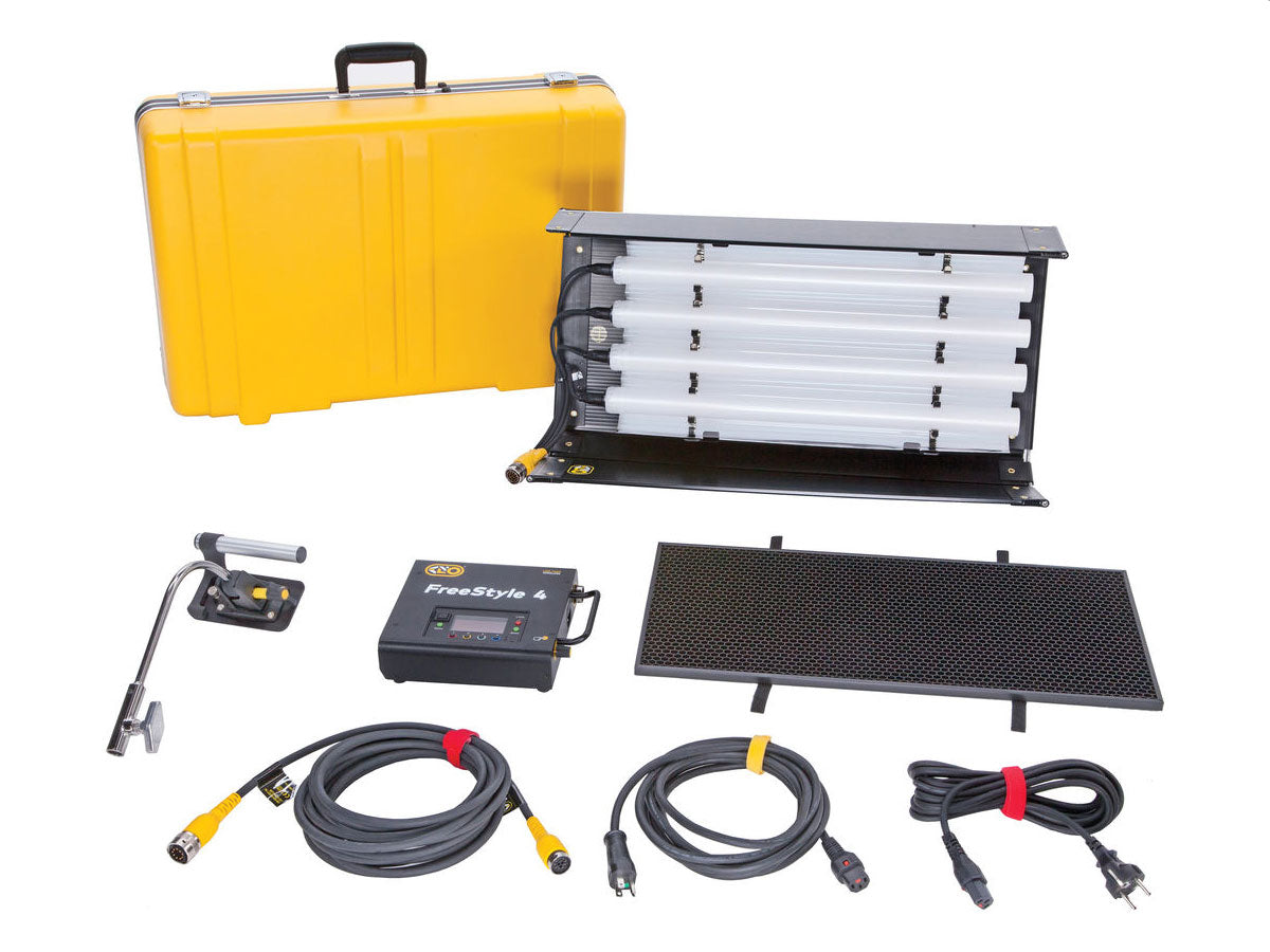 Kino Flo FreeStyle T24 LED DMX Kit (1-Unit), Univ w/ Travel Case