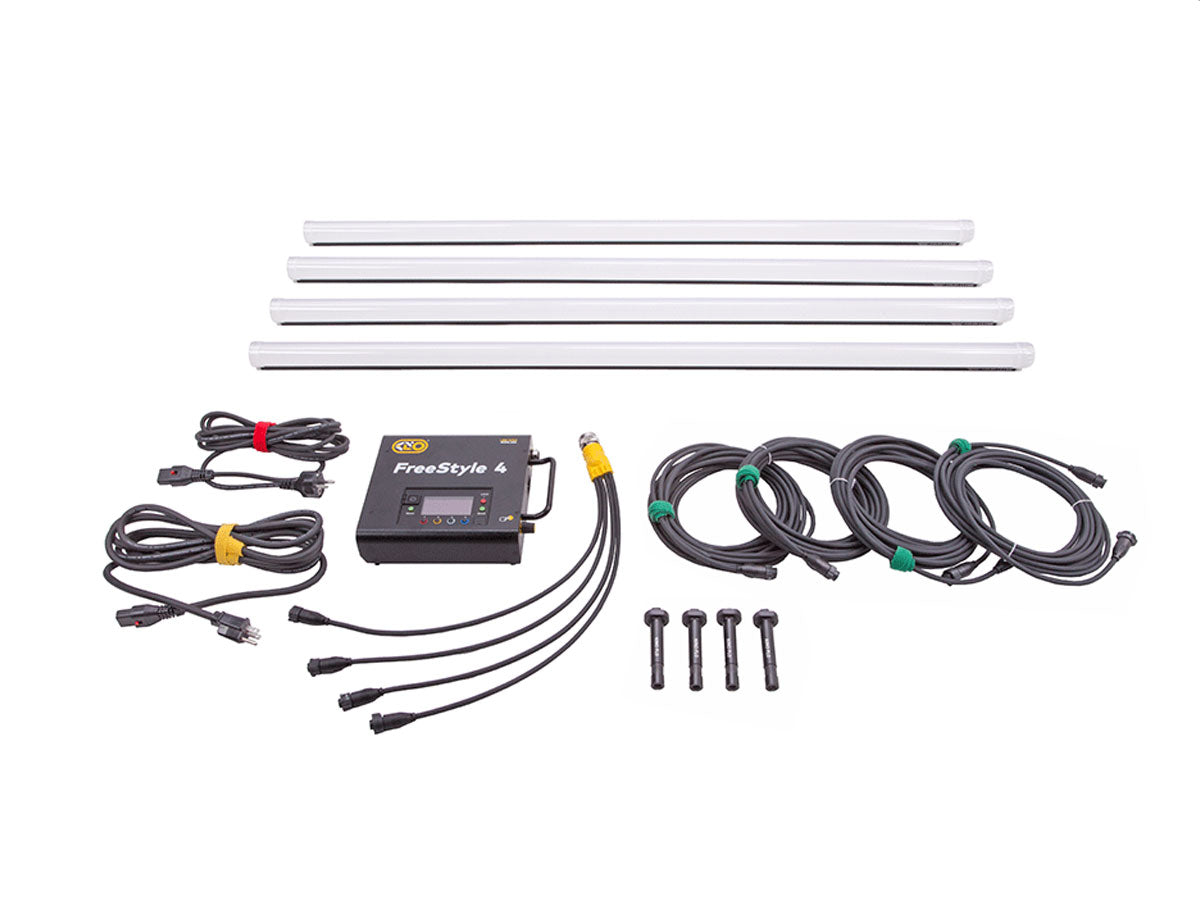 Kino Flo FreeStyle 4ft LED DMX System (4-Tube), Univ (Tubes Only)