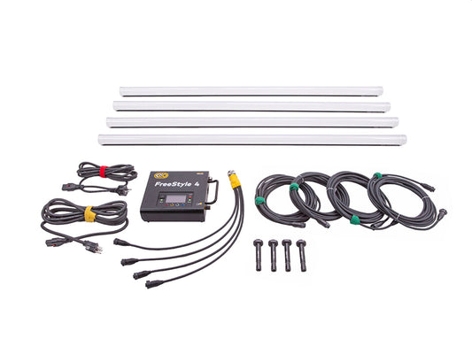 Kino Flo FreeStyle 4ft LED DMX System (4-Tube), Univ (Tubes Only)