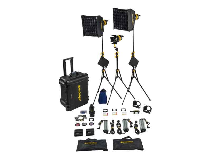 Dedolight DLED7 3 Light Turbo LED Kit - Bi-Colour