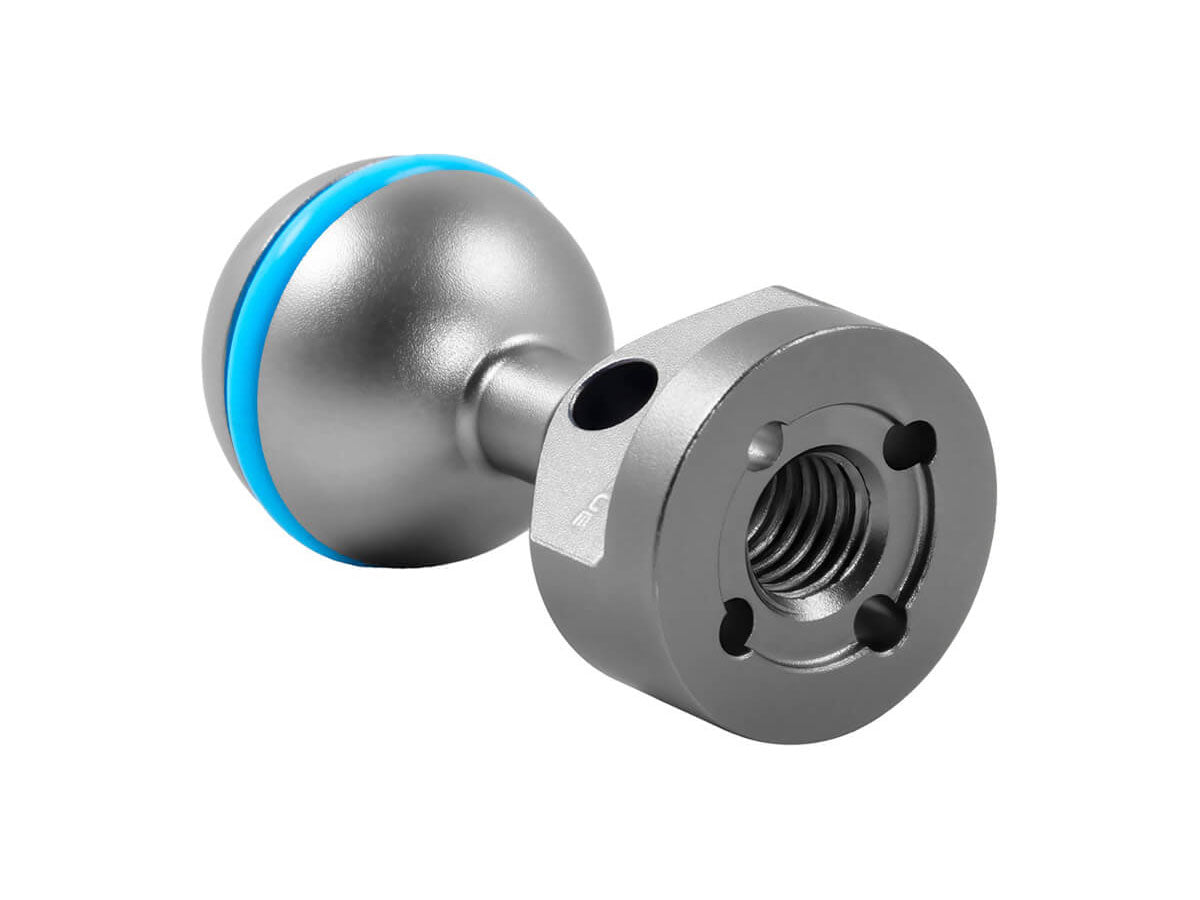 Kondor Blue 3/8" Ball Head with Arri Locating Pins for Magic Arms - Space Grey